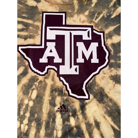 Texas A&M Aggies Adidas Bleached Tee - Picture 3 of 4